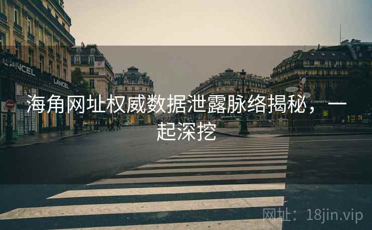 海角网址权威数据泄露脉络揭秘,一起深挖