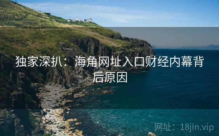 独家深扒:海角网址入口财经内幕背后原因